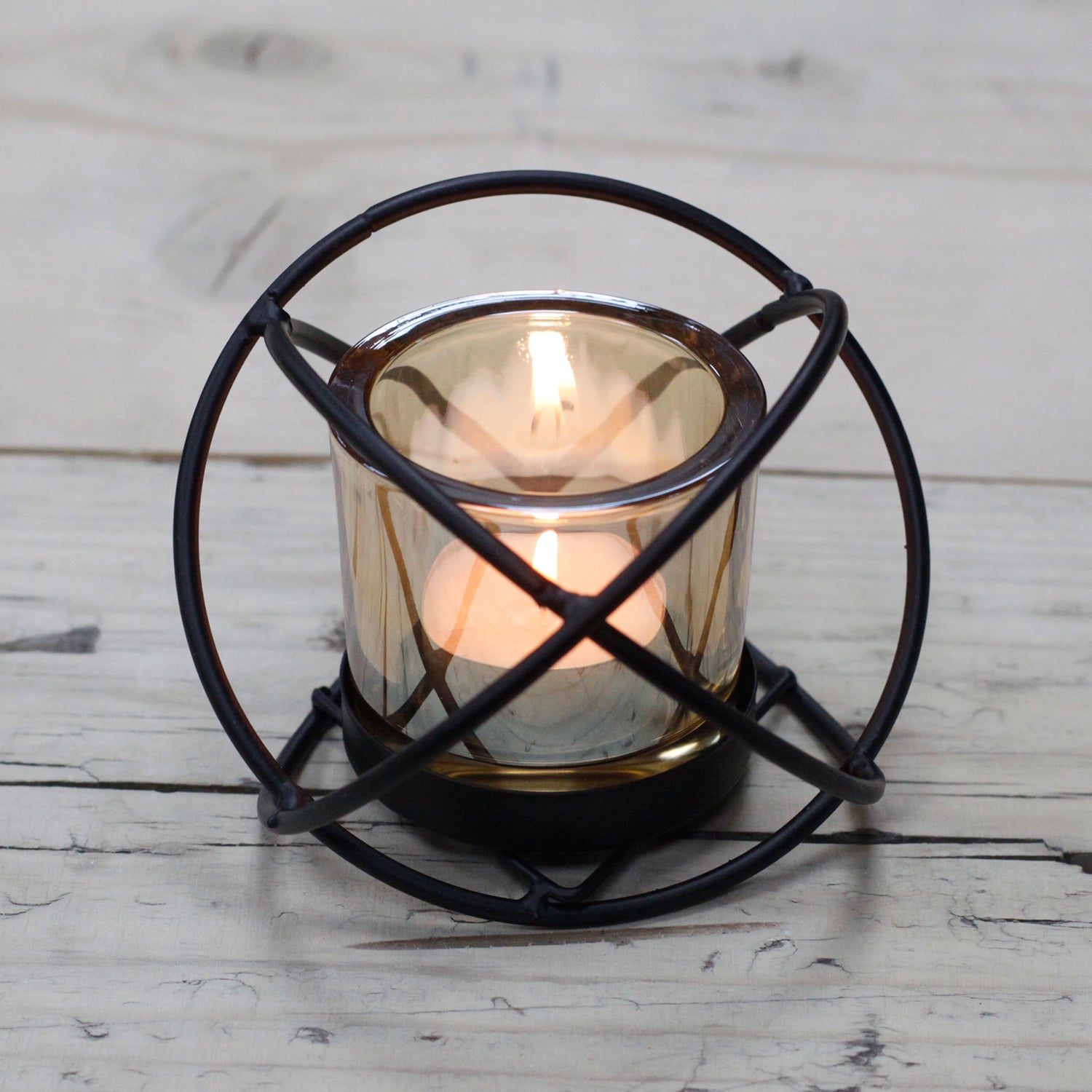 Porta Lumino in Ferro - 1 Lumino Sfera | Eleganza e Atmosfera
