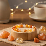 Braccialetto con Corniola | Vitalità & Coraggio - Creatività - Benessere Generale