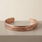 Bracciale in Rame con Magneti | Fiore di Loto