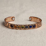 Bracciale in Rame con Magneti | 7 Chakra