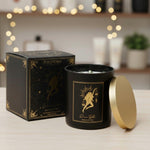 Candela d’Intenti in Vetro con Pietre - Divine Goddess - 200 gr | Gelsomino e Oud