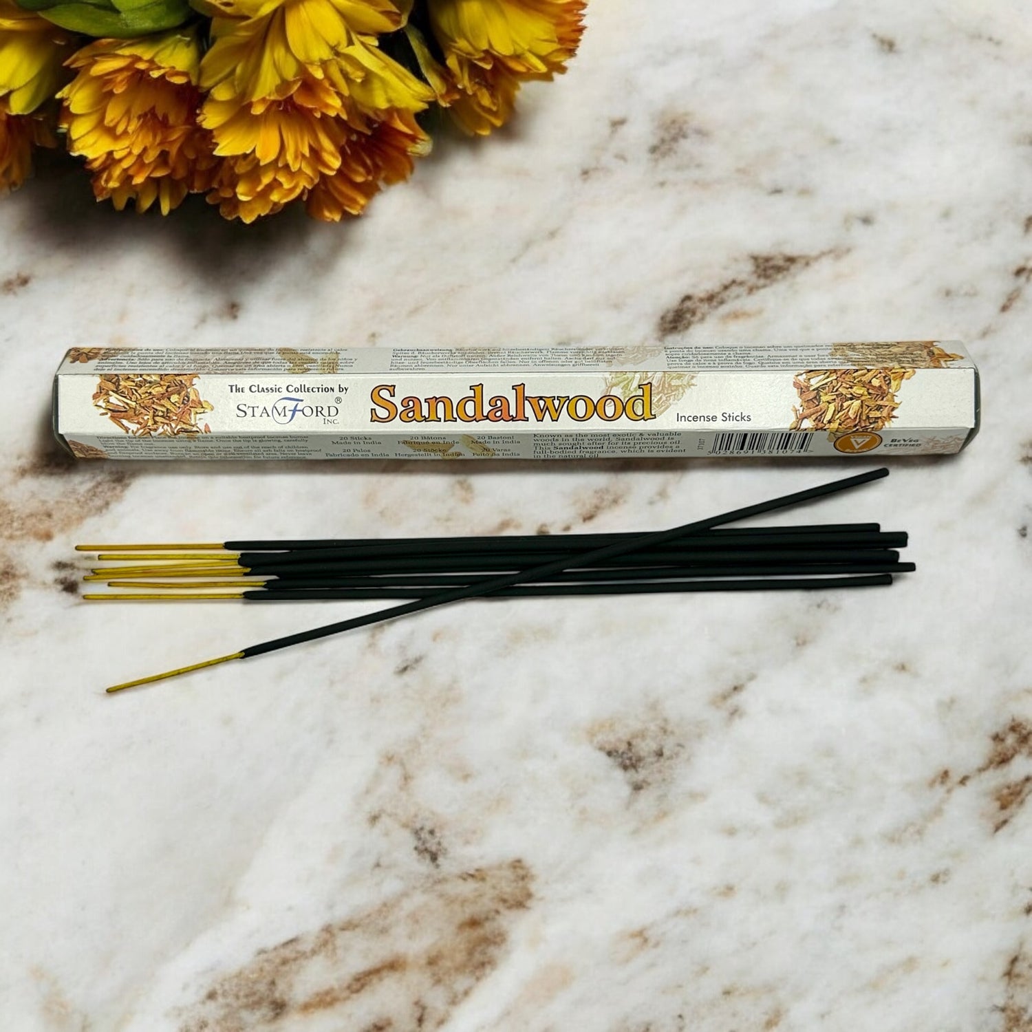 Stamford Premium Bastoncini di Incenso - Sandalo x20 | Terroso e Legnoso