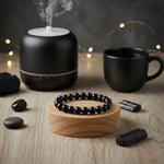 Braccialetto con Tormalina Nera | Purificazione & Protezione - Libera Blocchi Energetici - Radicamento