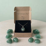 Collana Genesa con Avventurina Verde
