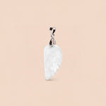 Ciondolo Ala d’Angelo con Cristallo di Rocca | Equilibrio & Rinascita - Chiarezza Mentale - Armonizza i Chakra