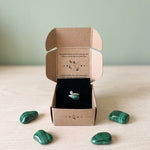 Anello in Argento 925 Regolabile | Malachite
