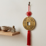 Amuleto Feng Shui con Moneta Portafortuna