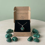 Collana Genesa con Malachite