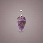Ciondolo Ala d’Angelo con Ametista | Calma & Serenità - Intuizione - Favorisce il Sonno