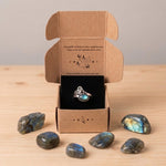 Anello in Argento 925 Regolabile | Labradorite