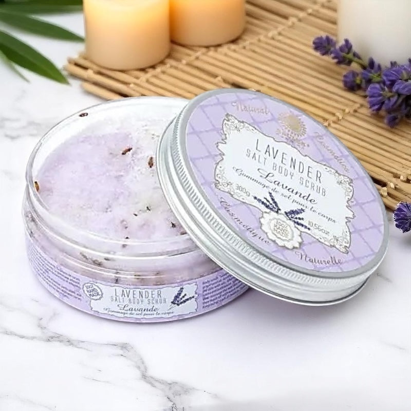 Scrub Corpo al Sale Marino - Lavanda - 300 gr