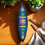 Brucia Incensi Smaltato in Legno di Mango | Mandala