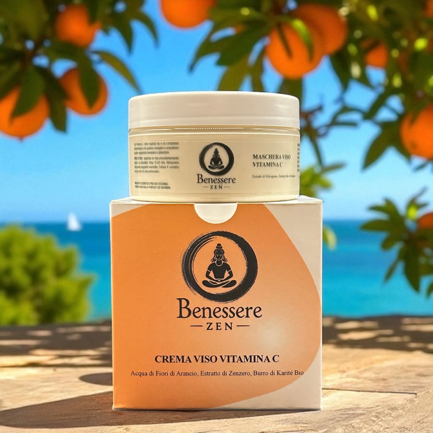 Crema Viso Vitamina C | Antiossidante e Tonificante - 50 ml