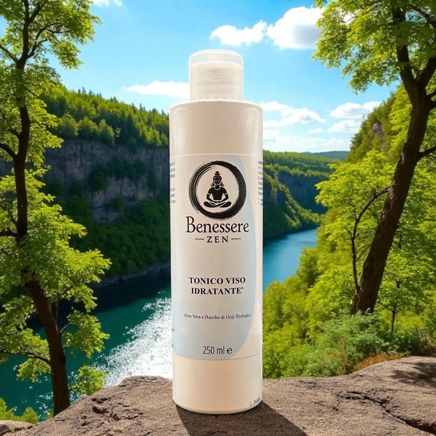Tonico Viso con Aloe Vera e Bacche di Goji | Idratante e Rigenerante - 250 ml