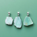 Ciondolo con Fluorite Verde Grezza | Armonia - Chiarezza Mentale - Equilibrio Emotivo