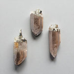 Ciondolo con Quarzo Fumé Grezzo | Blocchi Emotivi - Protezione Negatività - Equilibrio