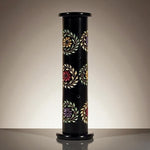 Brucia Incensi a Colonna in Pietra Ollare | Fiori Incisi