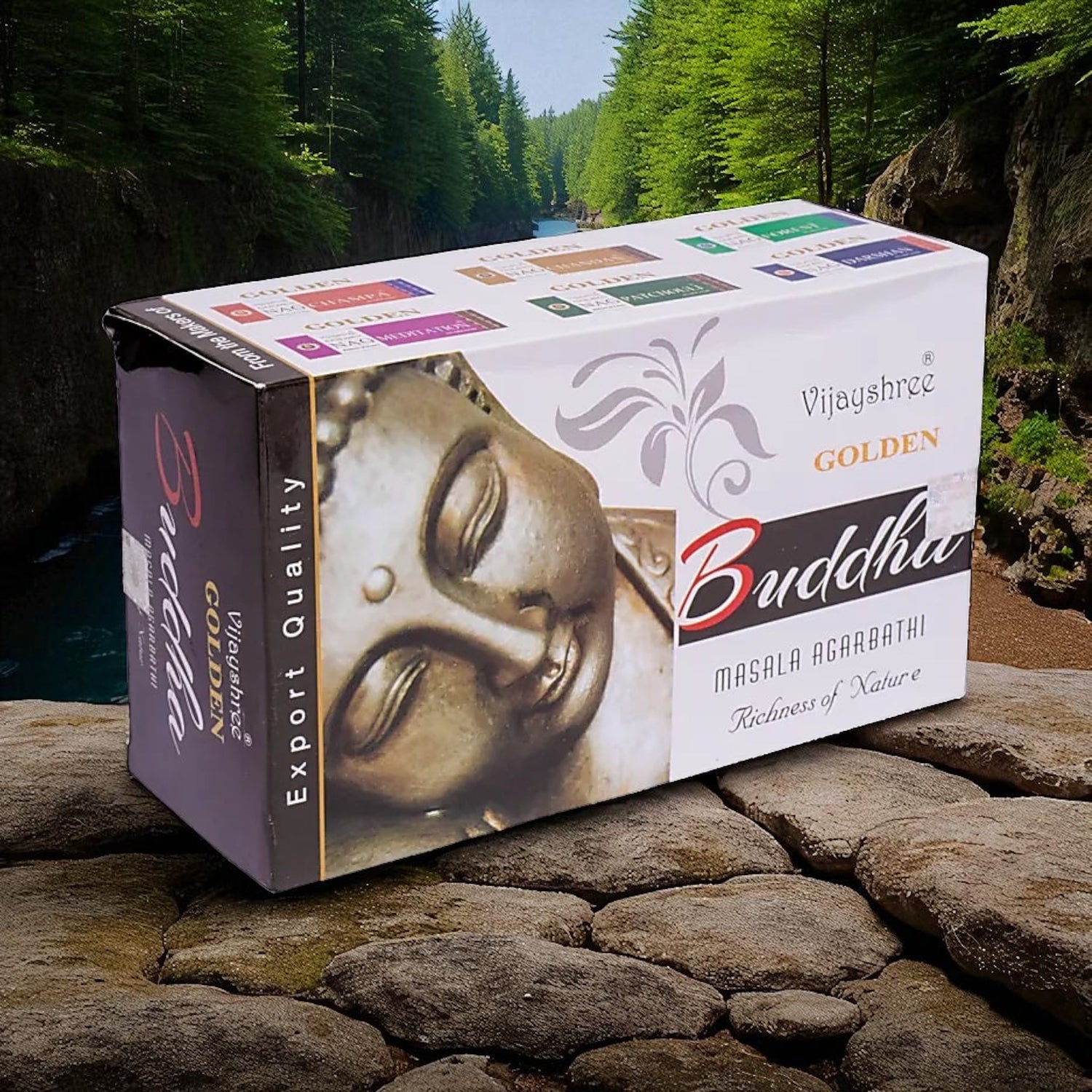Incenso Golden Buddha - 15 gr | Floreale e Speziato