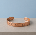 Bracciale in Rame con Magneti | Fasi Lunari