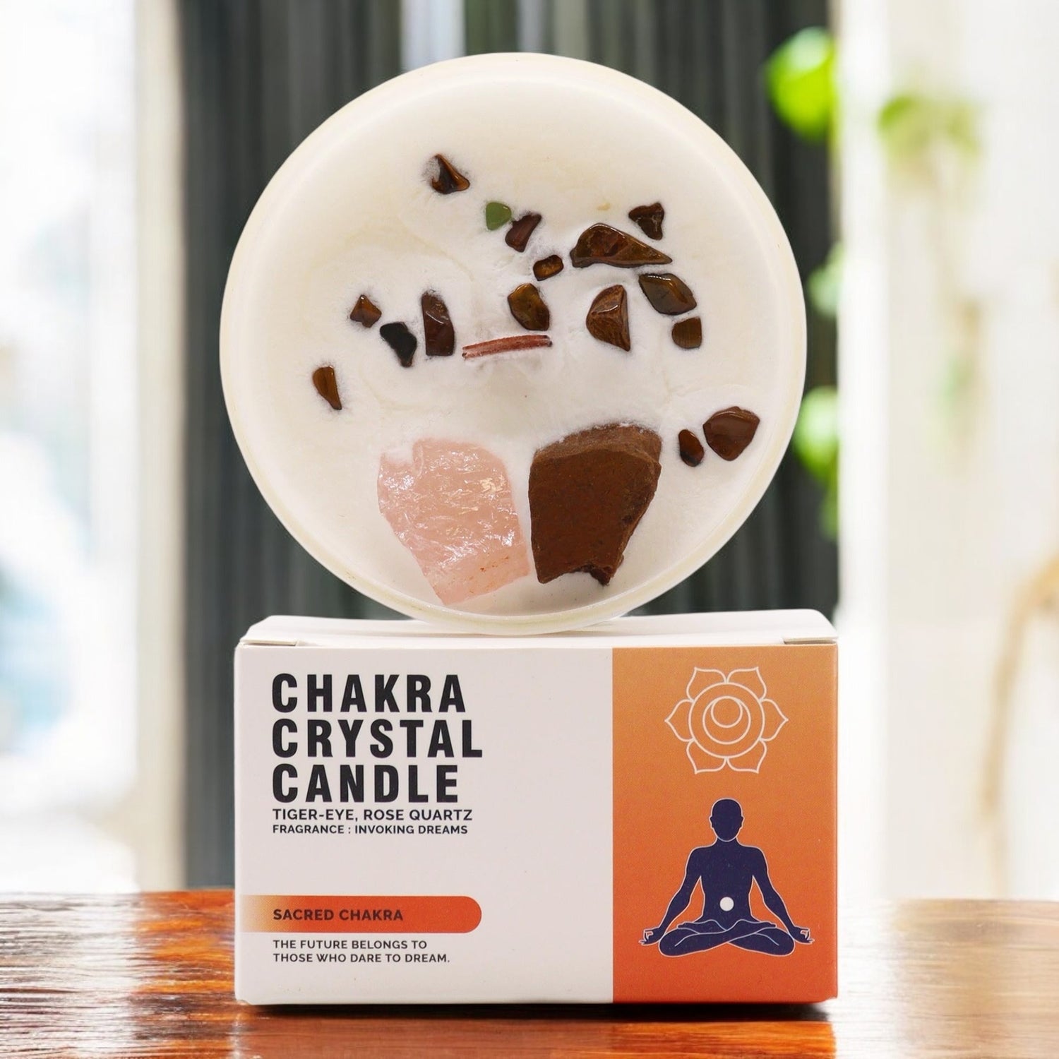 Candela Cristallo Chakra - Chakra Sacrale | Creatività e Sensualità