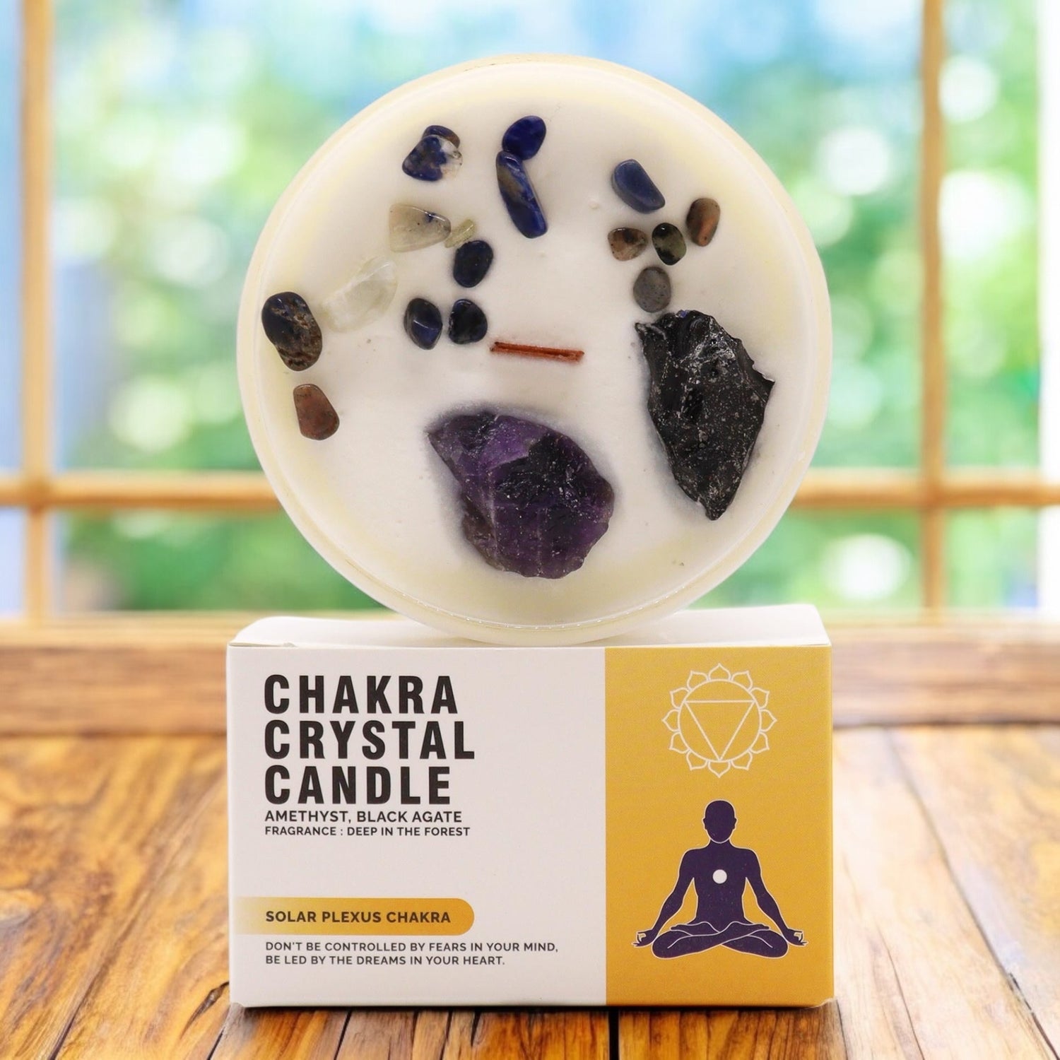 Candela Cristallo Chakra - Chakra del Plesso Solare | Forza e Autostima