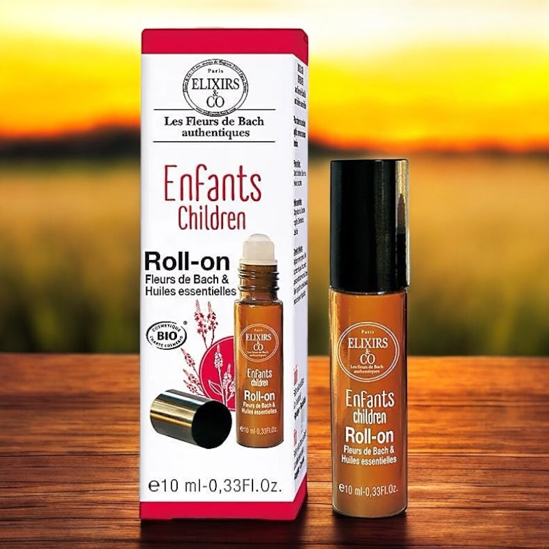 Roll-On Organico ai Fiori di Bach per Bambini – Calmante Naturale