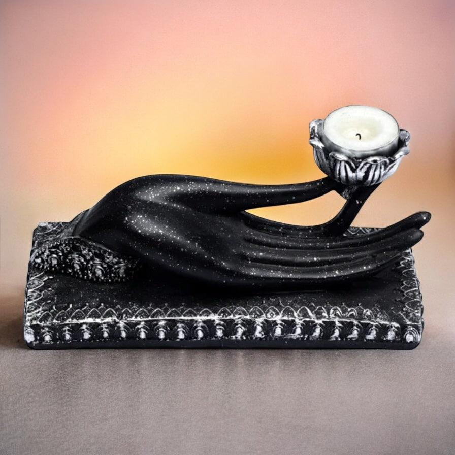 Portacandela Mudra Gyan – Pace e Consapevolezza