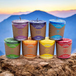 Candele Votive dei Chakra - Set confezione regalo 7 pezzi