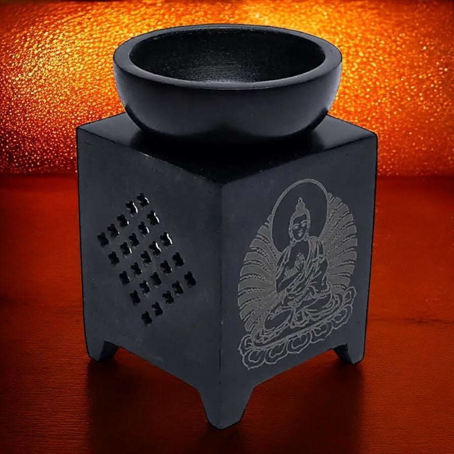 Brucia Essenze in Pietra Ollare – Buddha