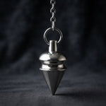 Pendolo in Ottone Cromato | Argento