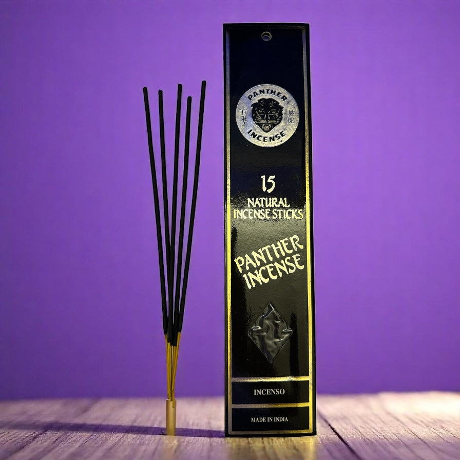 Panther Incense - Bastoncini Naturali - 15 gr | Intenso e Avvolgente