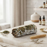 Smudge Salvia Bianca con Cedro | Purificazione - Abbondanza e Prosperità