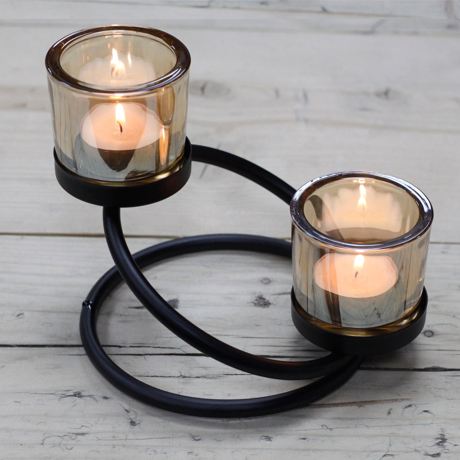 Porta Lumini in Ferro - 2 Lumini Scala | Eleganza e Design