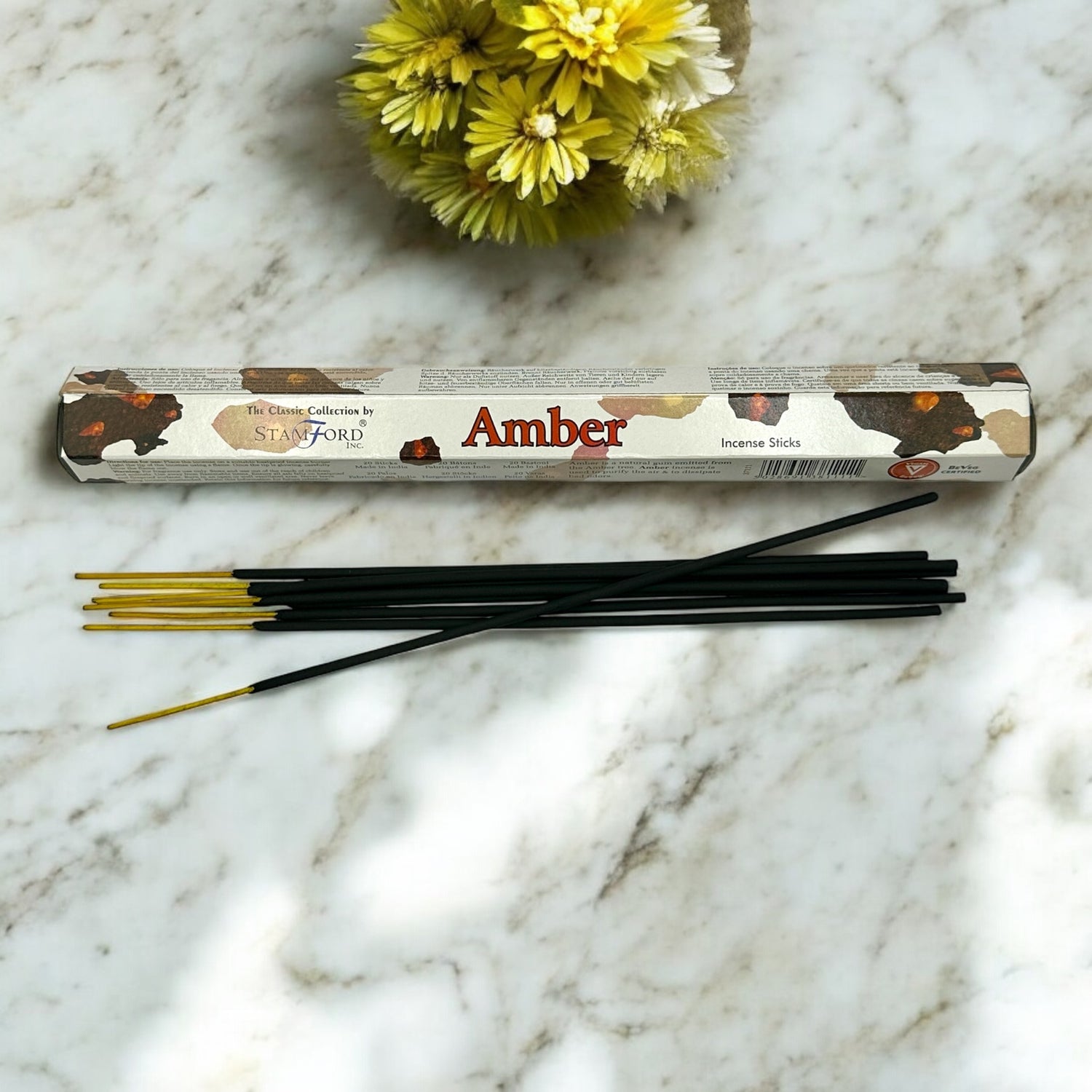 Stamford Premium Bastoncini di Incenso - Ambra x20
