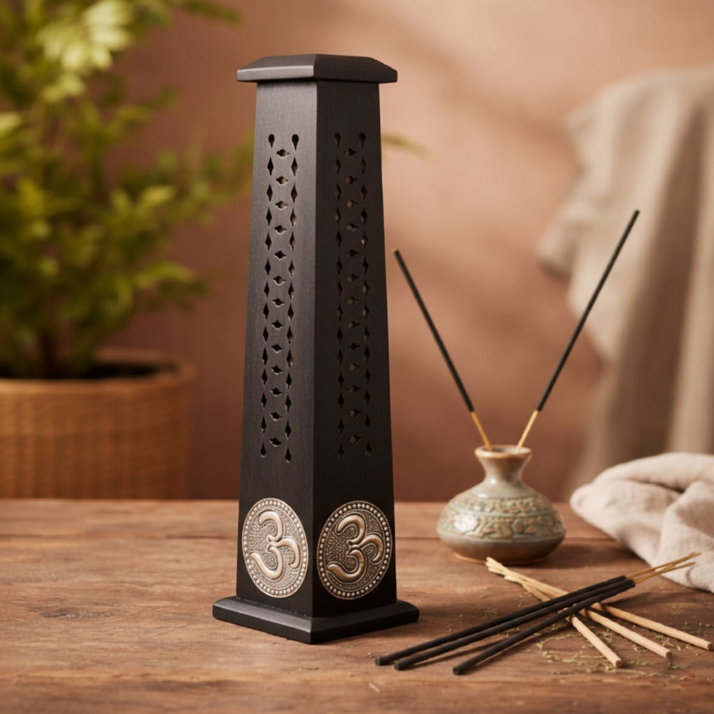 Brucia Incensi in Legno di Mango | Torre Om