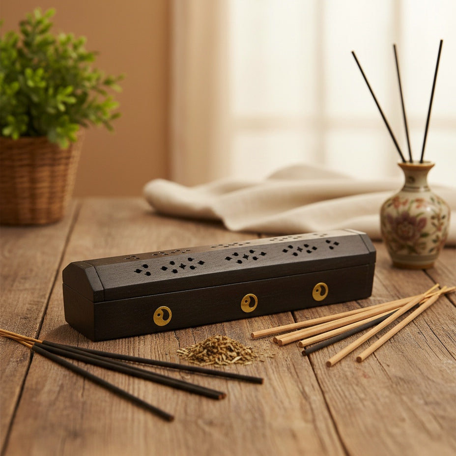 Brucia Incensi in Legno di Mango | Yin e Yang