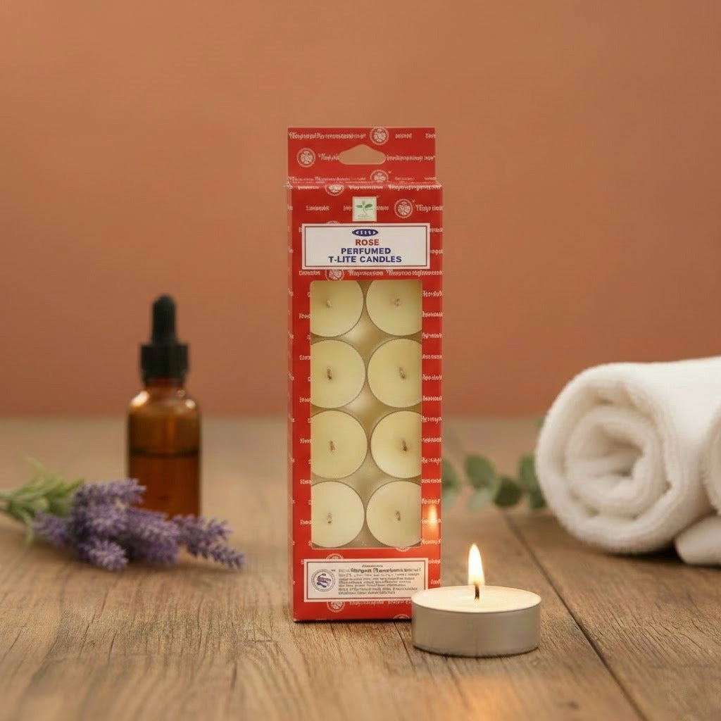 Candele Profumate Satya - 12 pezzi | Rosa