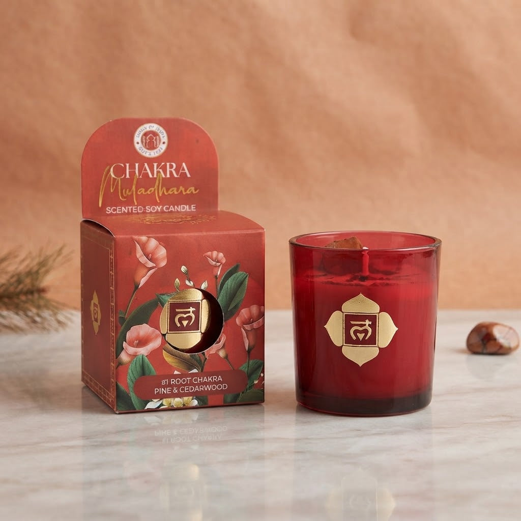 Candela 1° Chakra: Muladhara | Pino e Legno di Cedro