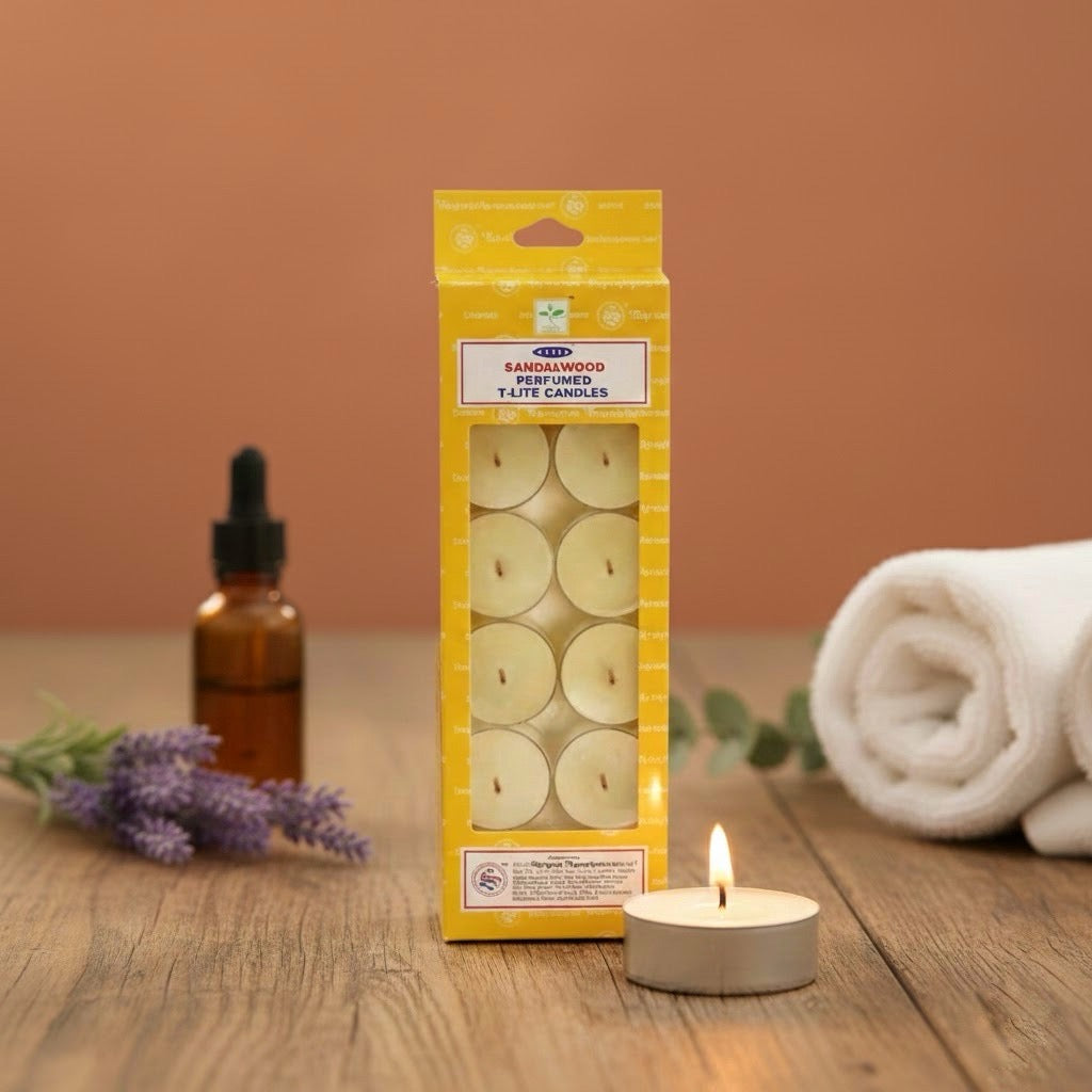 Candele Profumate Satya - 12 pezzi | Sandalo