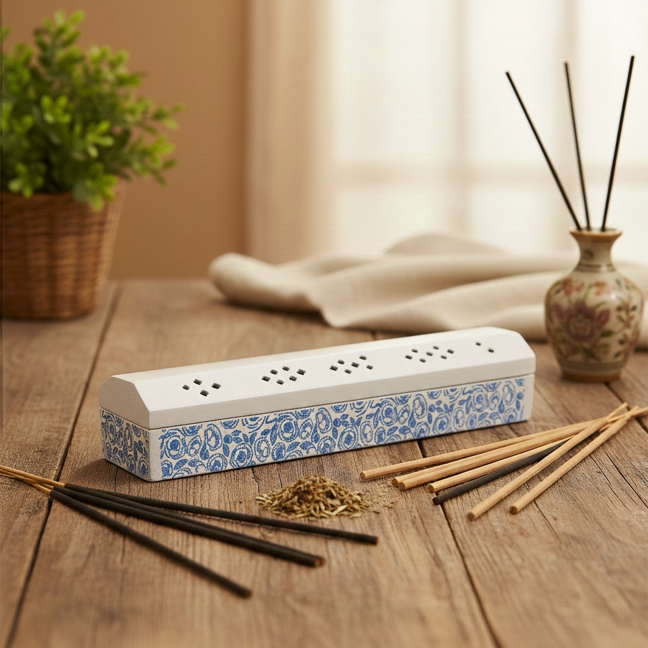 Brucia Incensi in Legno di Mango | Floreale