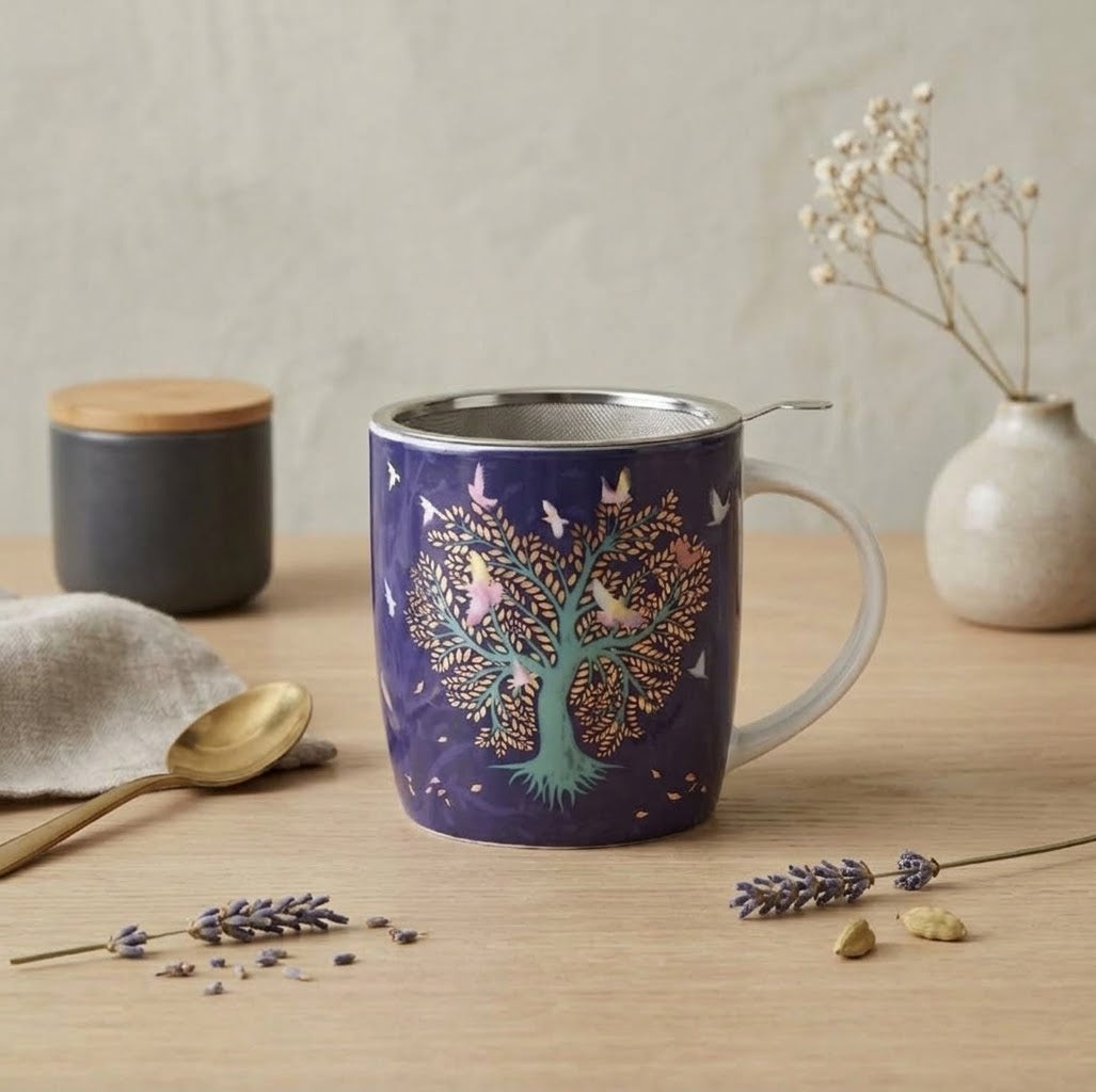 Tazza con Infusore | Albero della Vita con Cuore
