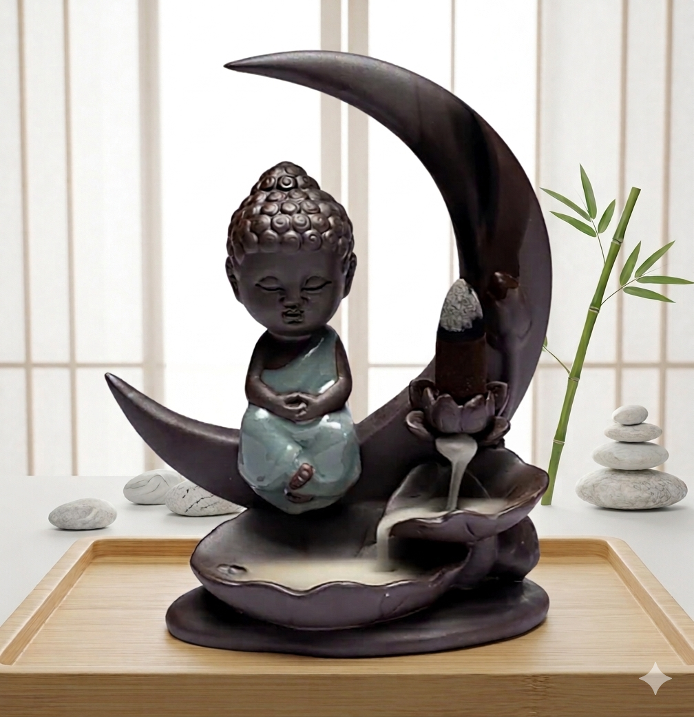 Brucia Incenso a Riflusso | Buddha sulla Luna