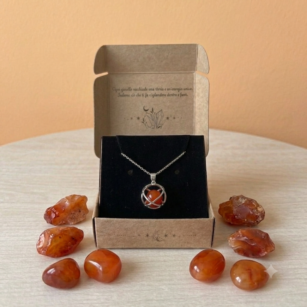 Collana Genesa con Corniola