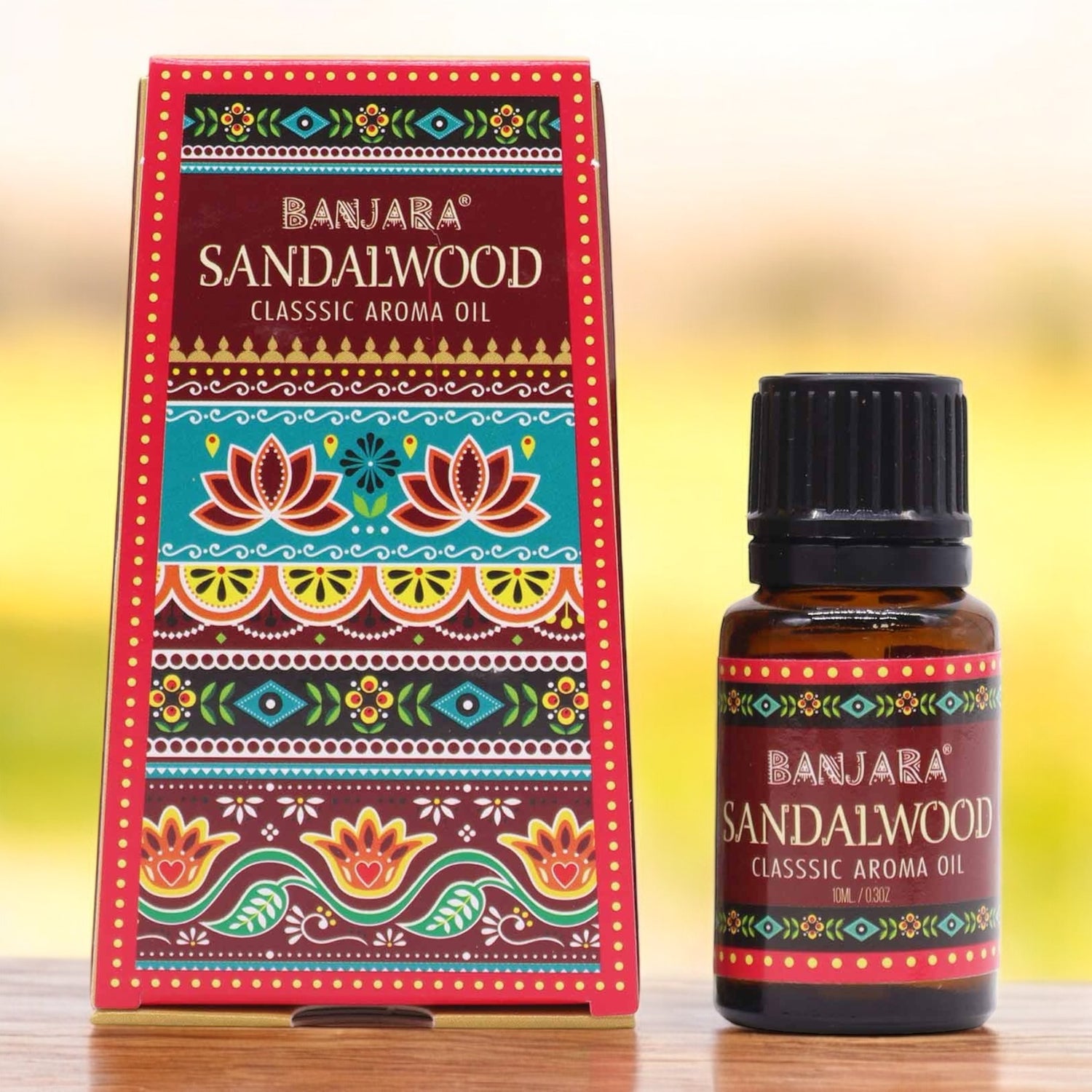 Fragranza Banjara 10ml - Legno di Sandalo | Aroma Caldo e Avvolgente