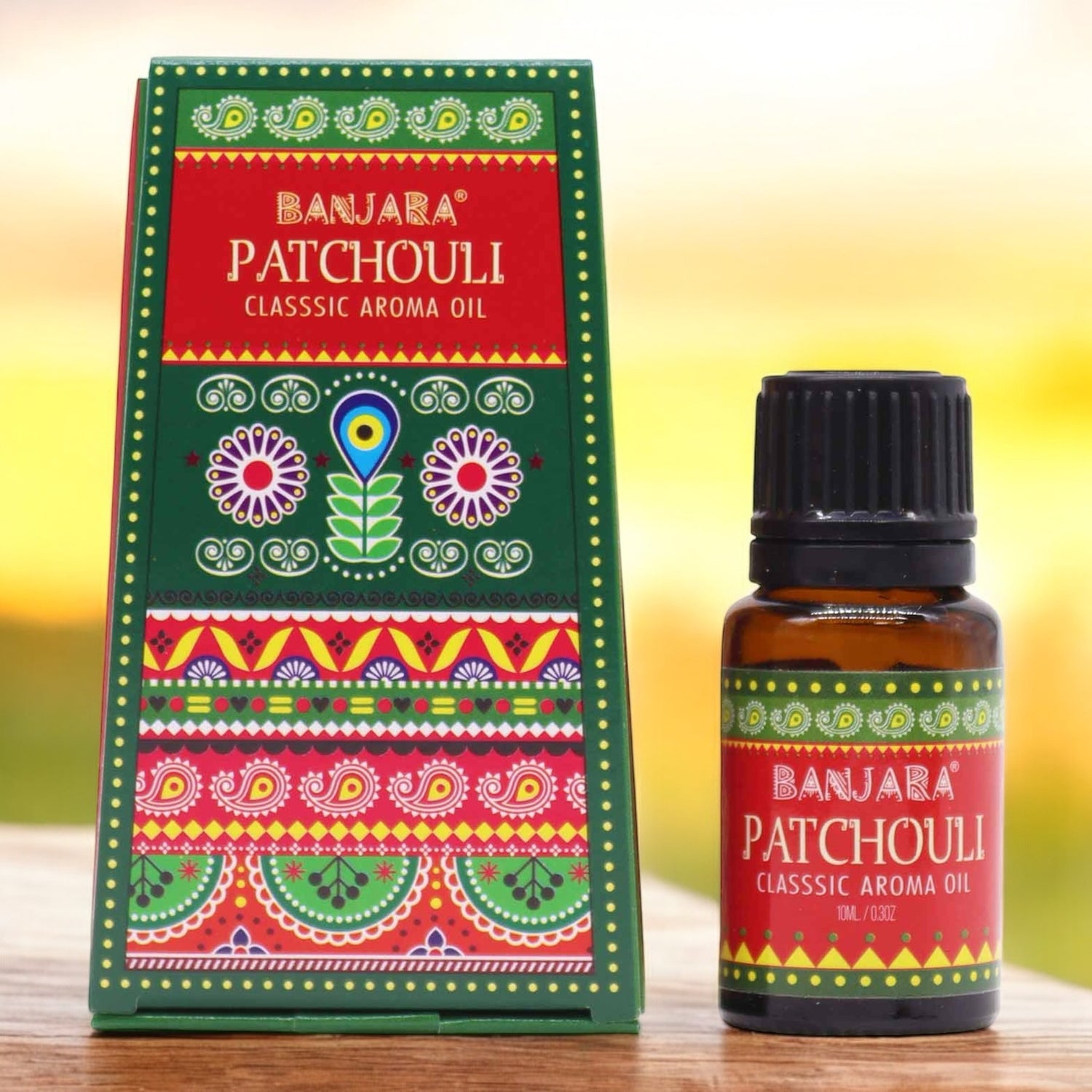 Fragranza Banjara 10ml - Patchouli | Aroma Intenso e Legnoso