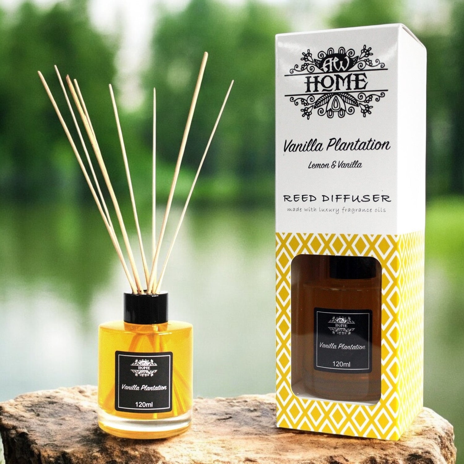 Diffusori 120ml - Piantagione di Vaniglia | Fragranza Calda e Avvolgente
