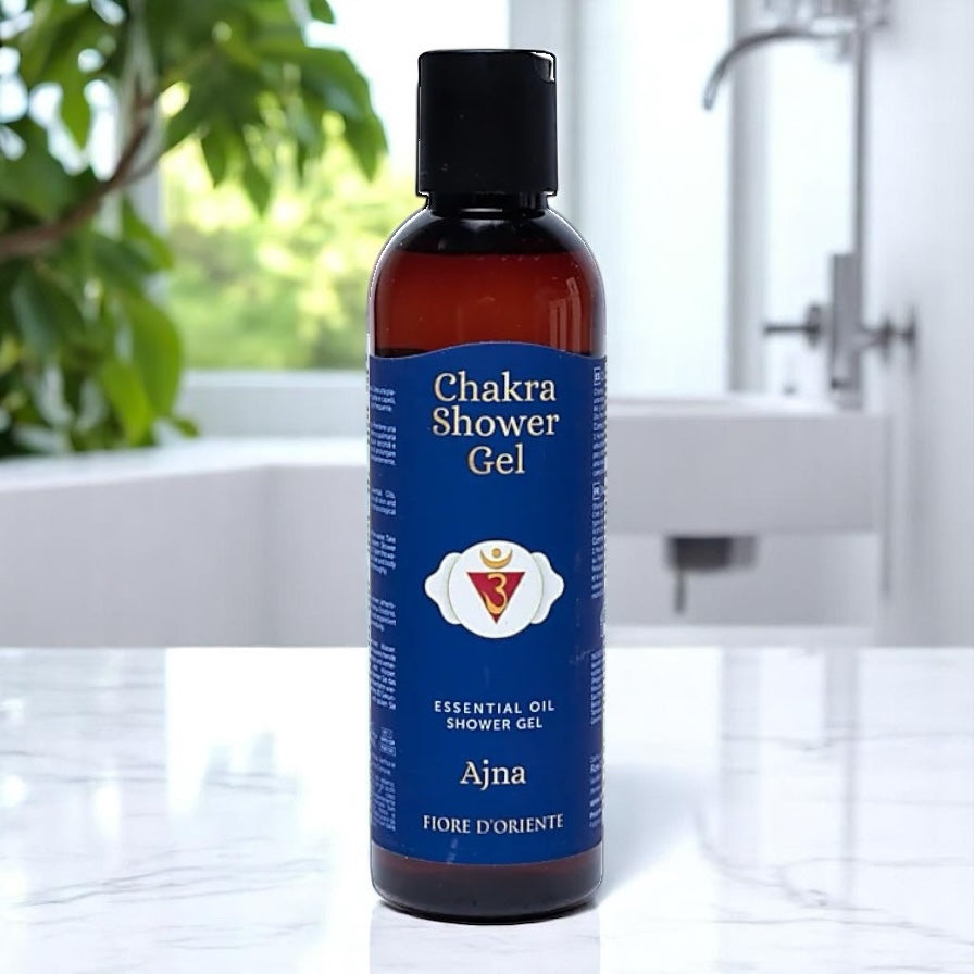 Gel Doccia 6° Chakra di Fiore D'Oriente – Ajna con Oli Essenziali