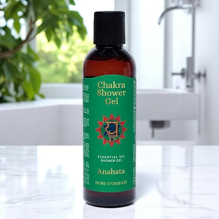 Gel Doccia 4° Chakra di Fiore D'Oriente – Anahata con Oli Essenziali