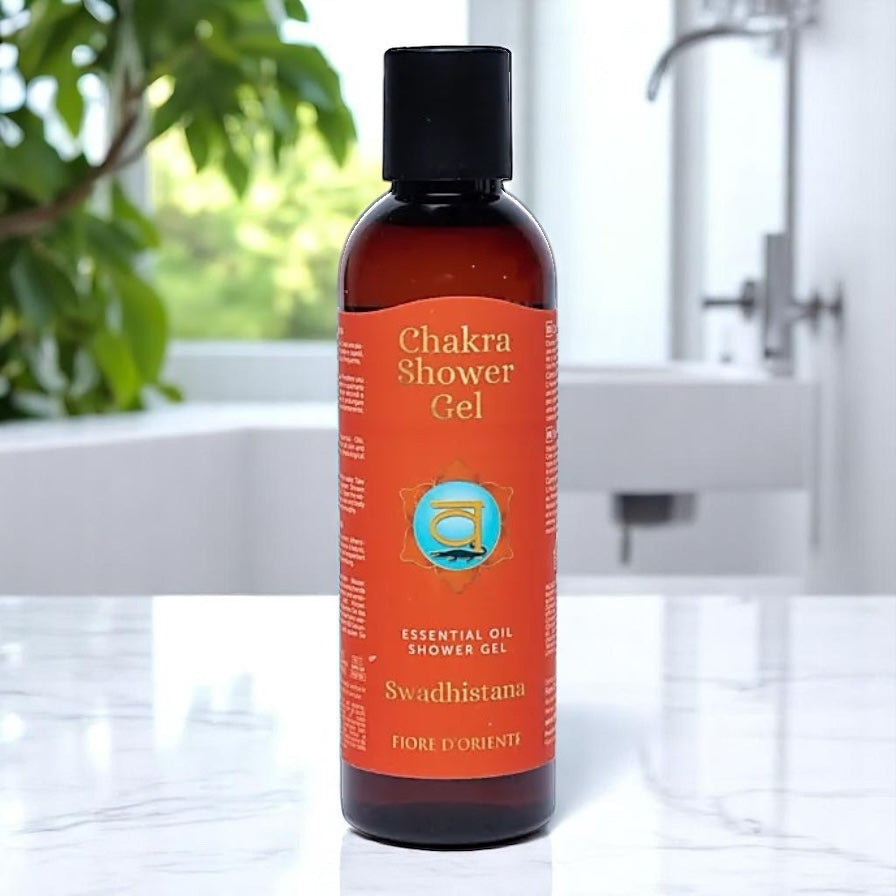 Gel Doccia 2° Chakra di Fiore D'Oriente – Swadhistana con Oli Essenziali