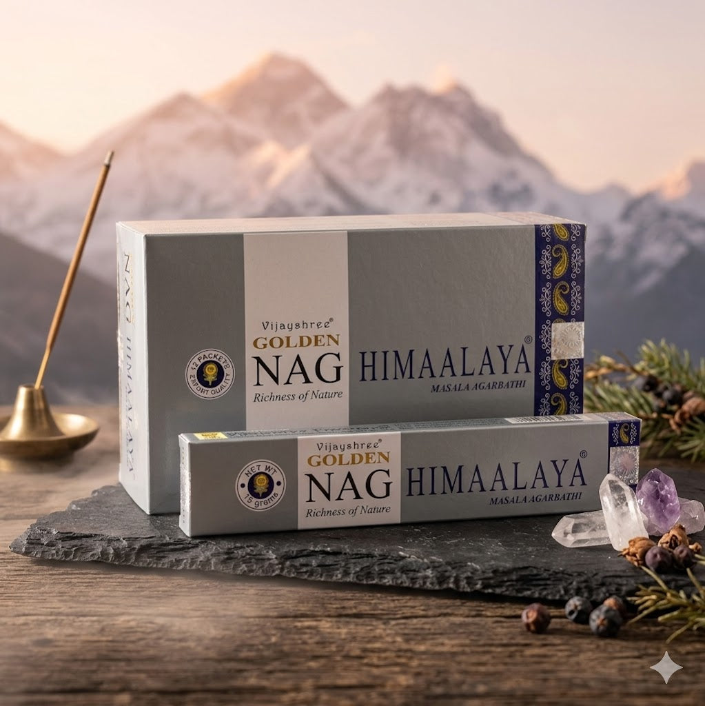 Incenso Golden Nag Himalaya - 15 gr | Spirituale e Rilassante